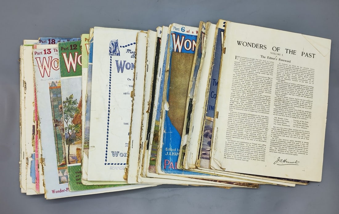 The The Land of Israel Wanderers Society's library - Wonders of the past edited by Sir John: The The Land of Israel Wanderers Society's library - Wonders of the past edited by Sir John Alexander Hamerton, a collection of magazine booklets published during the 1920s by P. Putnam's Sons in Lond