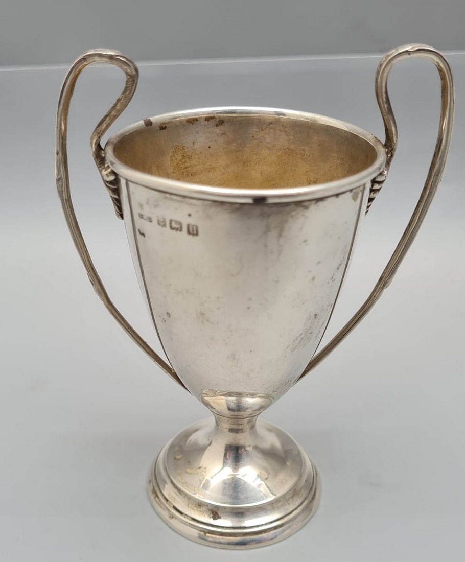 Antique English 925 Sterling Silver goblet made by Gorham Manufacturing Co (1 of 5)