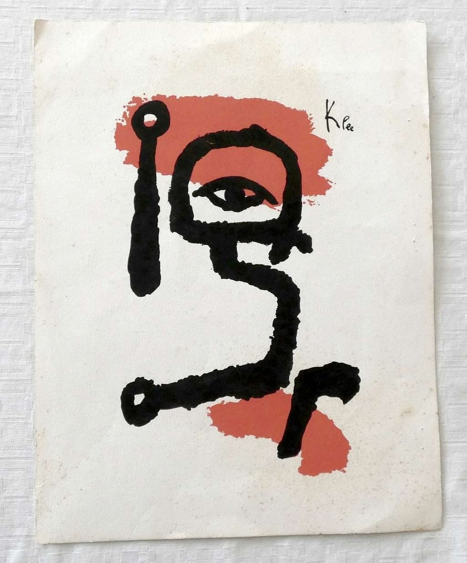 Paul Klee Old Color Lithograph, signed in the plate. (1 of 5)