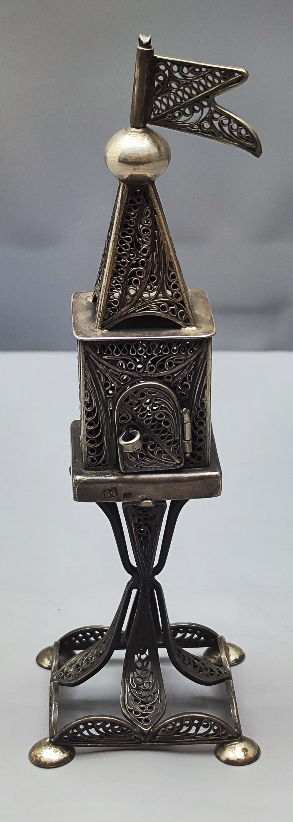 84 silver filigree besamim tower (1 of 8)