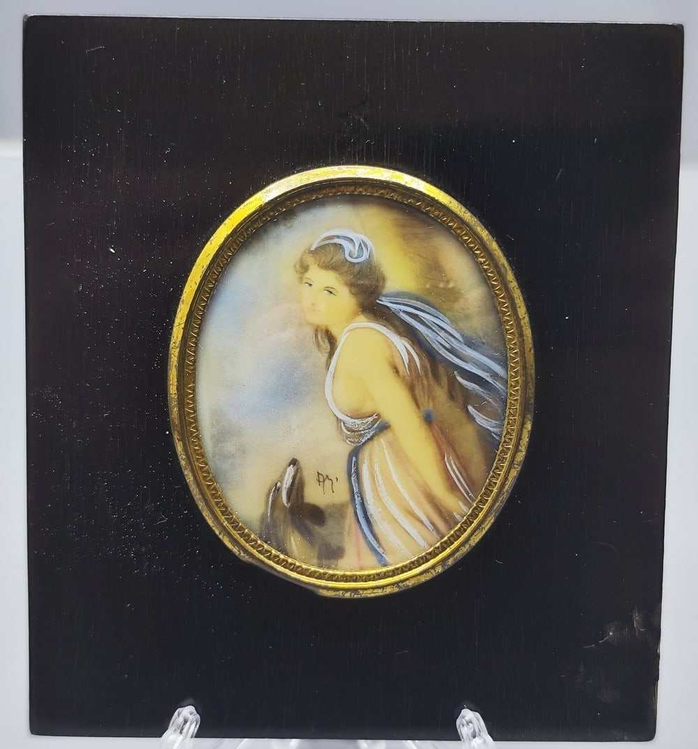 Old miniature hand painting (1 of 3)