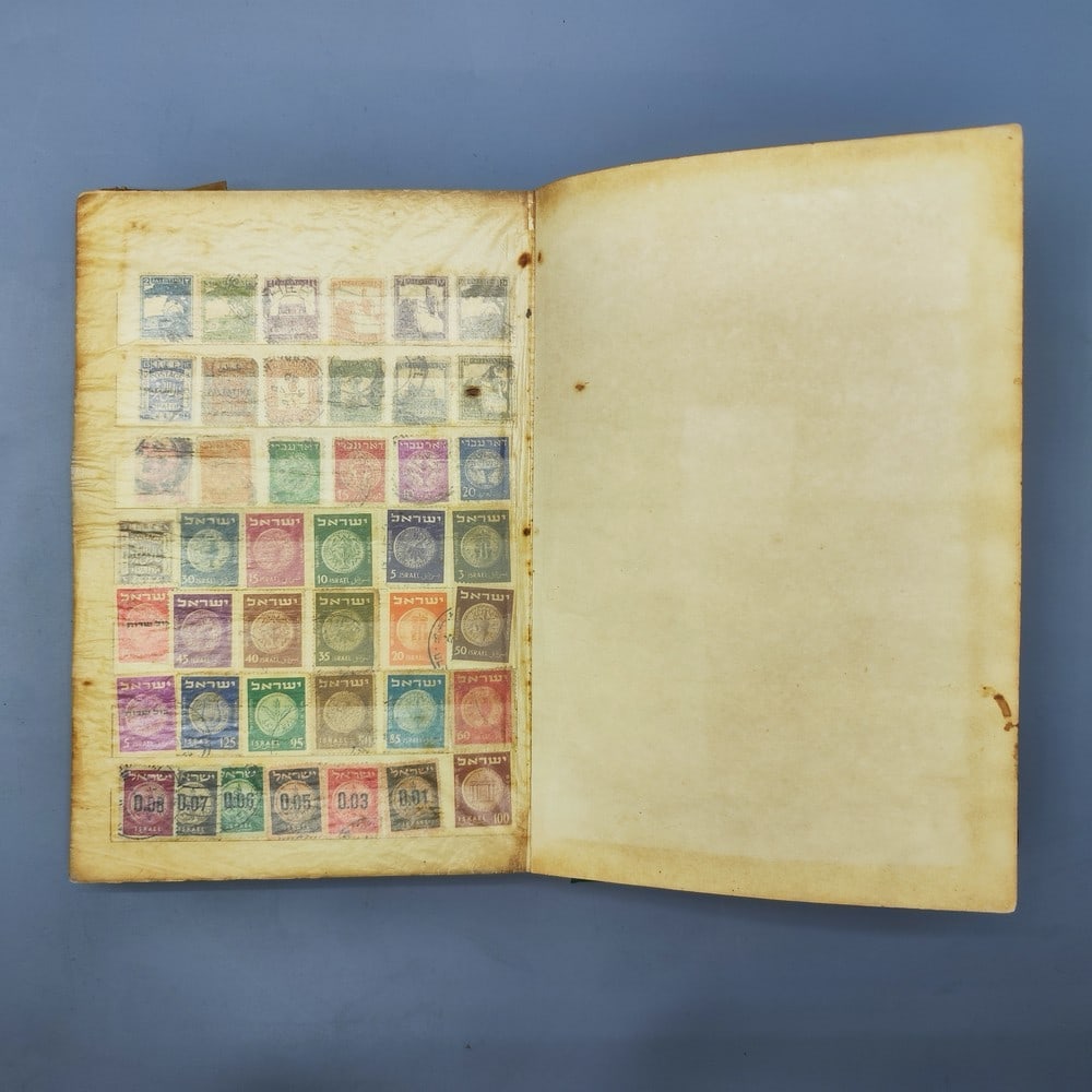 Mandate and early Israel stamps album (1 of 6)