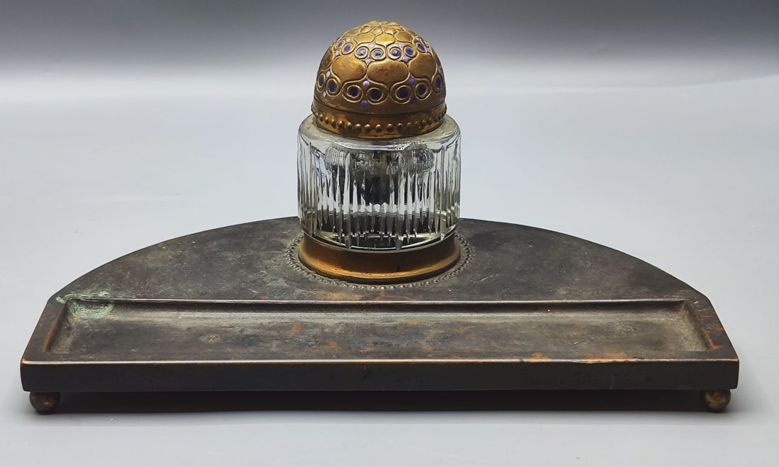 Arts&Crafts Art Deco Inkwell (1 of 8)