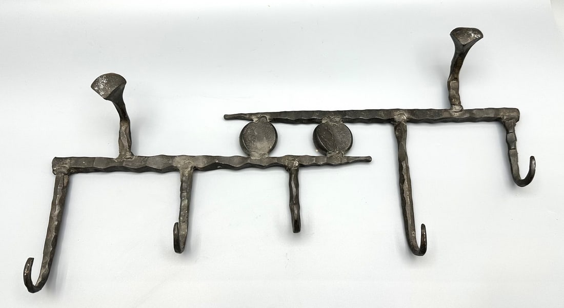 David Palombo (1920-1966), brutalist iron clothes rack (1 of 5)