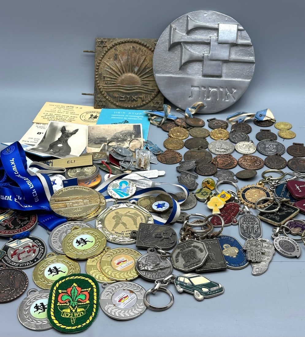 An interesting assortment of medals and badges - Israel (1 of 17)