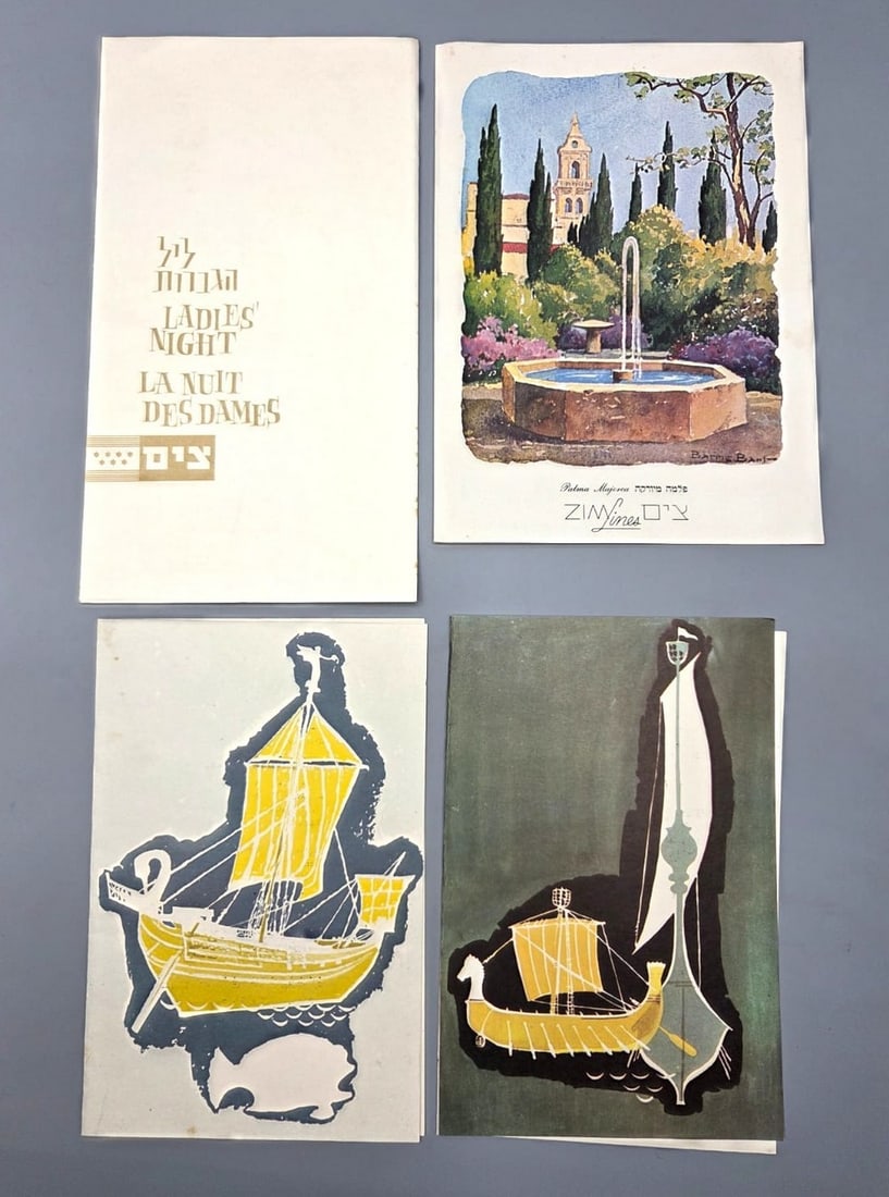 ZIM Shipping Line Memorabilia (c. 1960s) (1 of 7)