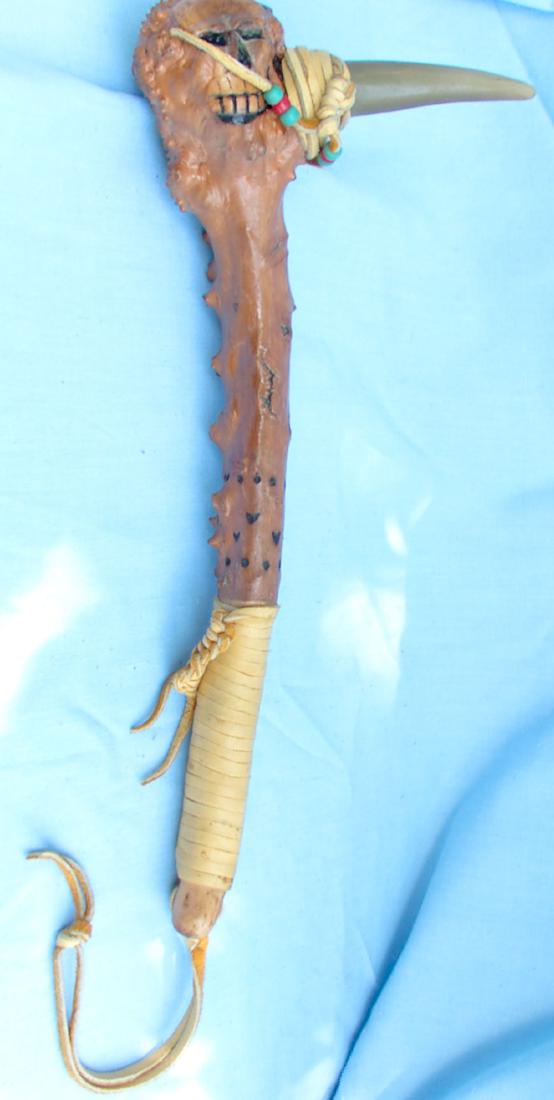 Native American Spike Axe Skull Head Tool (1 of 10)