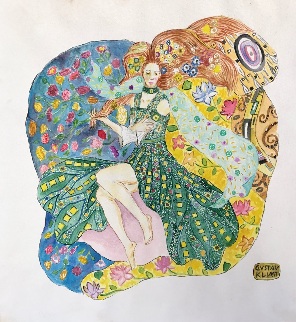 Gustav KLIMT (1862-1918) Mixed Media on Paper (1 of 1)