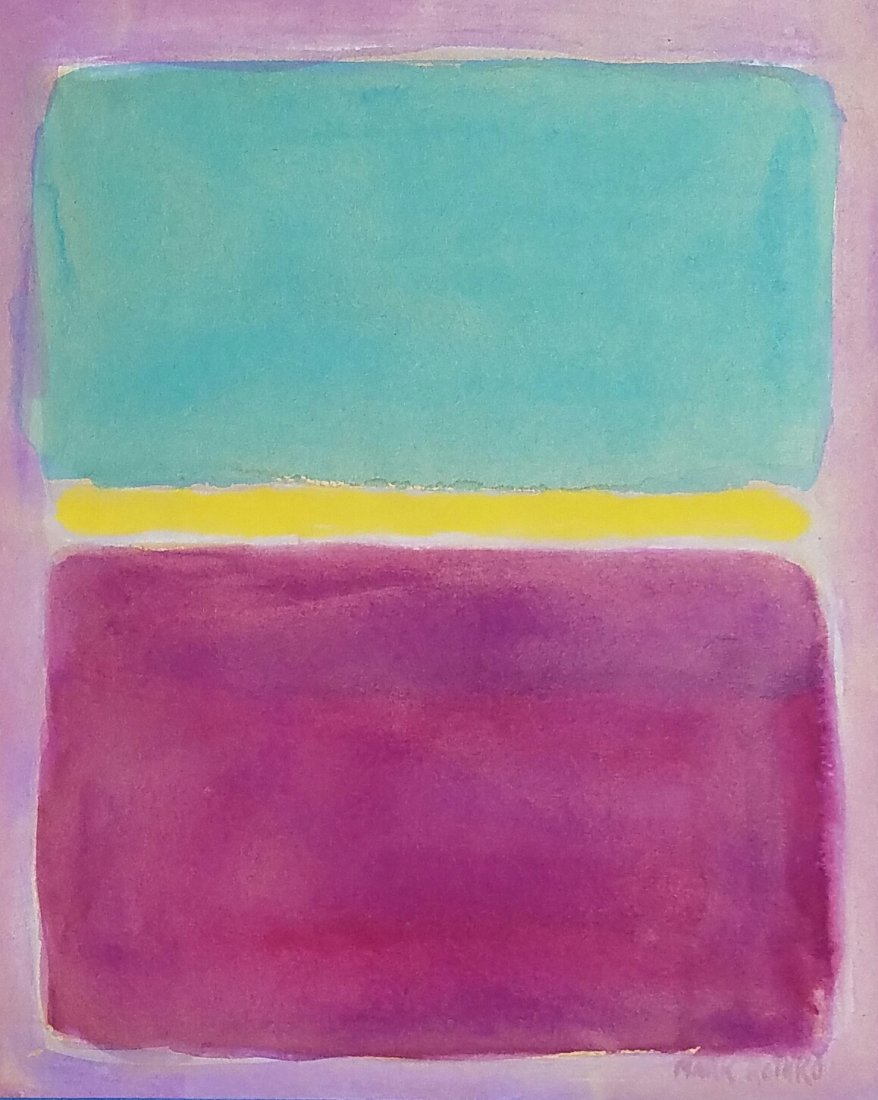Signed Mark ROTHKO (1 of 1)