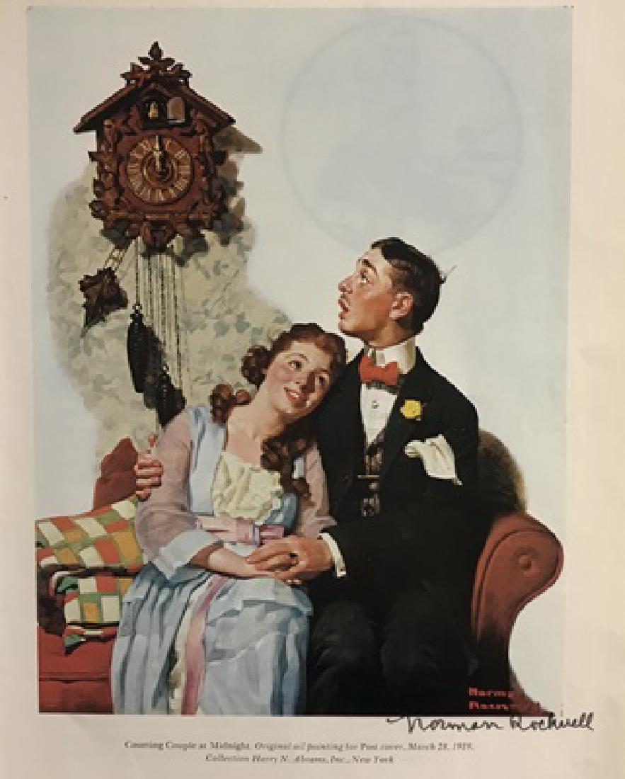 Courting Couple at Midnight - Norman Rockwell (1 of 2)