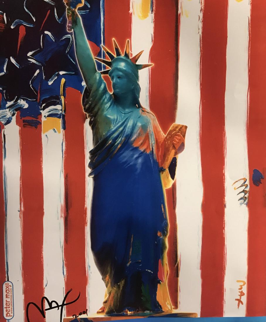 Peter Max Signed Lithograph - United We Stand (1 of 1)