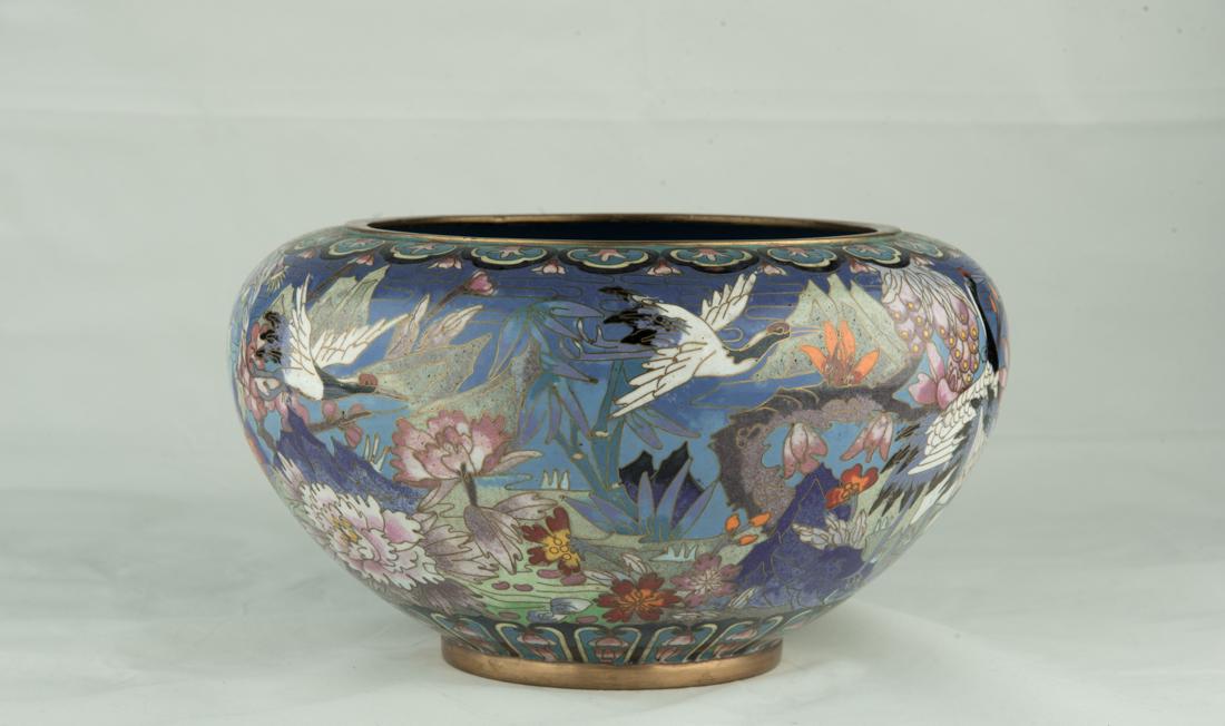 Asian cloisonne bowl (1 of 4)