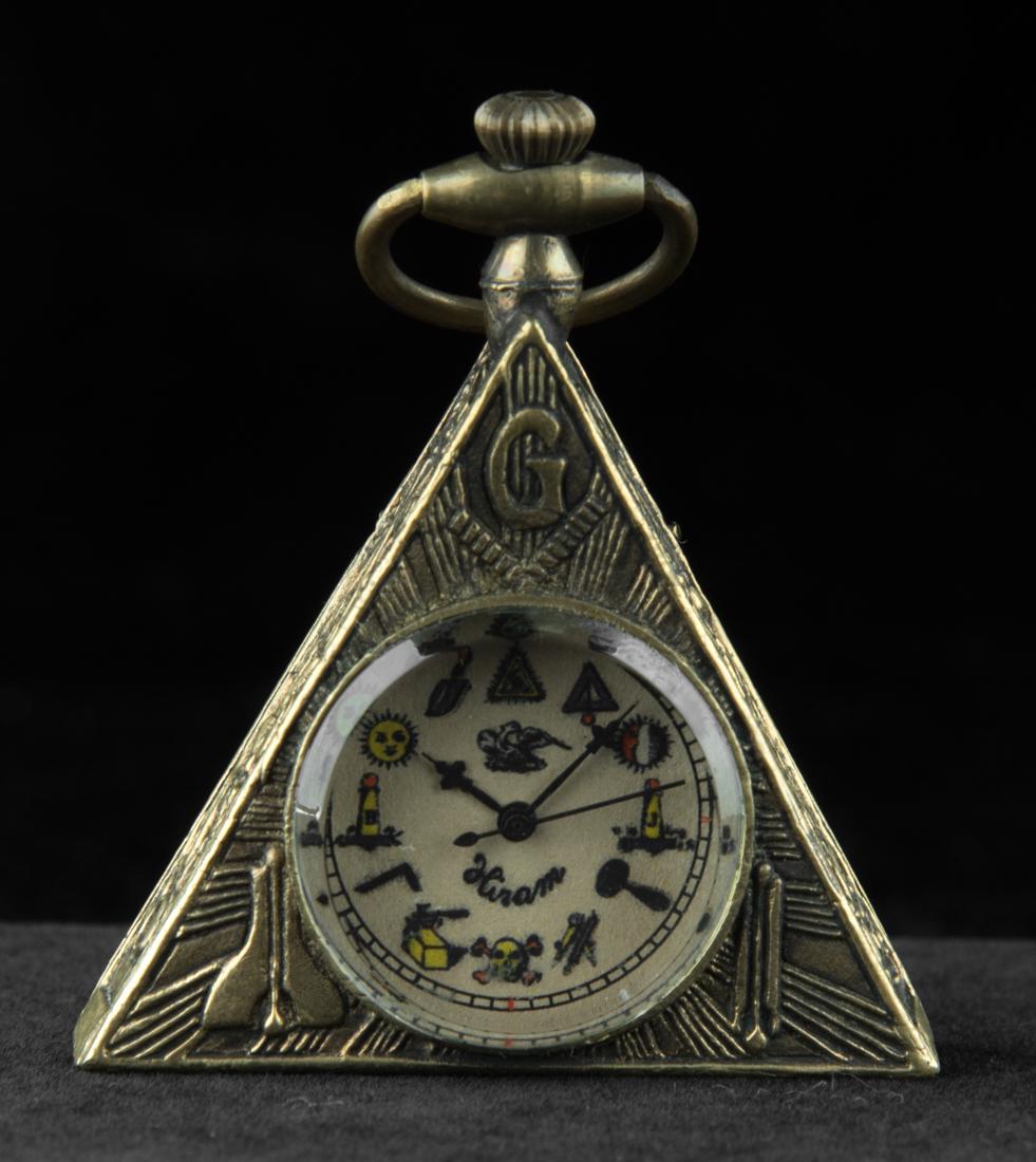 Triangle bronze pocket watch (1 of 3)