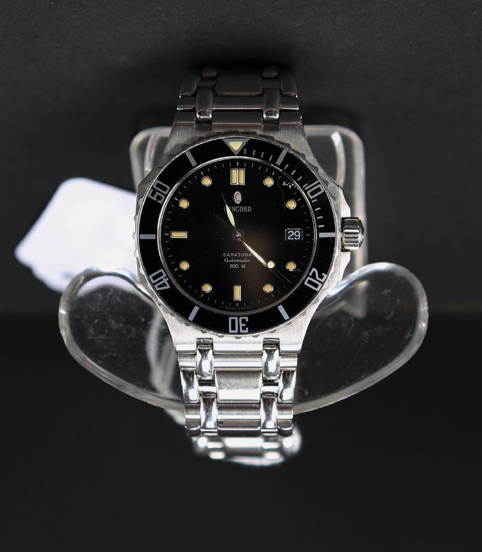 Concord steel watch: Concord steel watch. Â The watch is still functional at 200m underwater