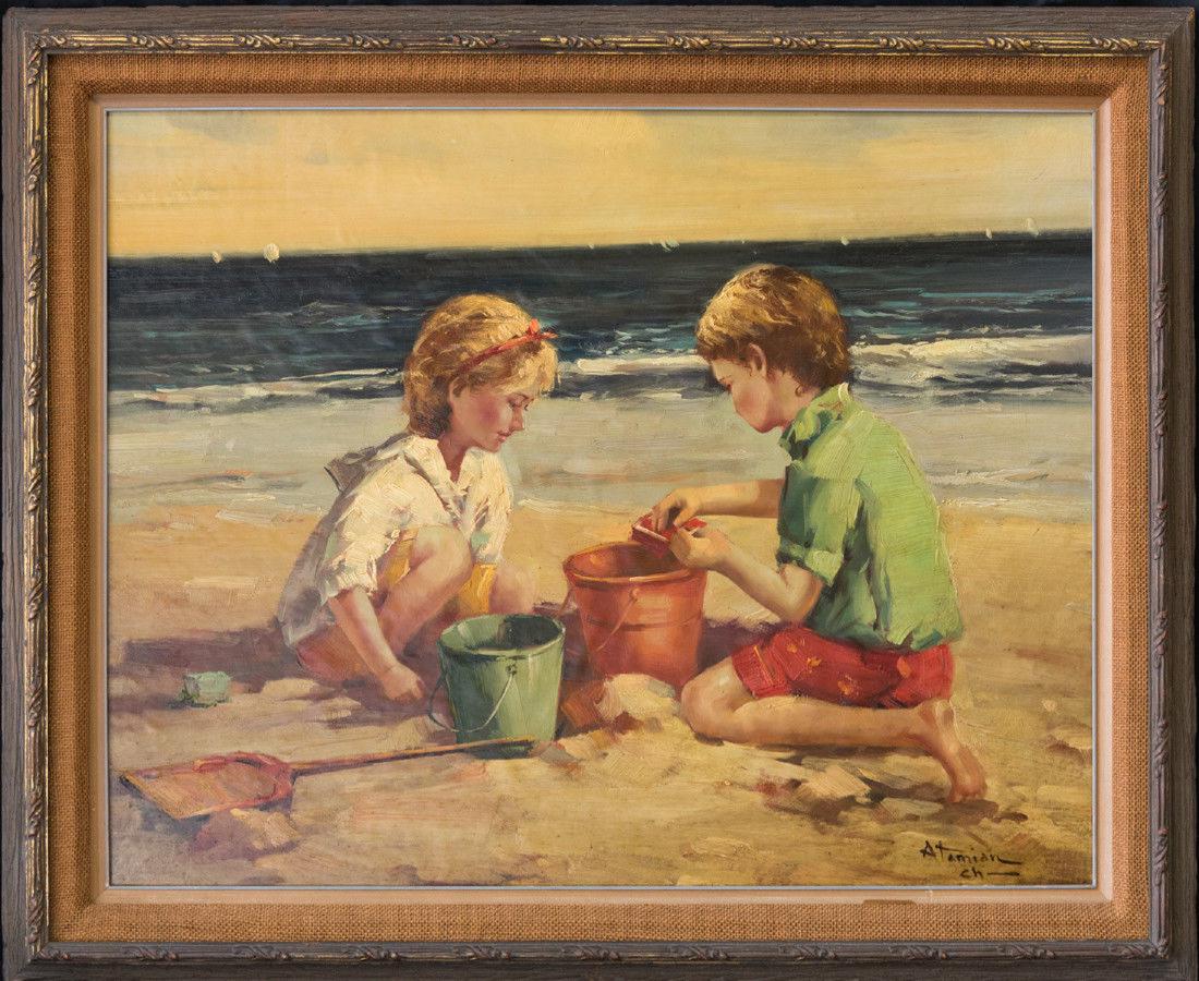 Charles Atamian 1872-1947 French/Turkey Artist Original (1 of 12)