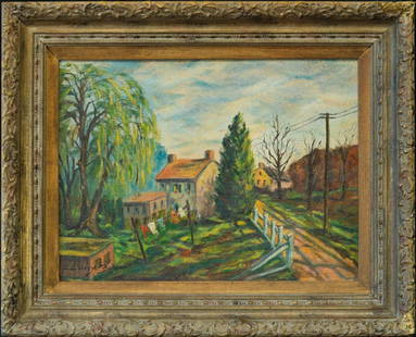 Claude Curry Bohm (1894 - 1971) Indiana, Tennessee: Claude Bohm (1894 - 1971)Claude Curry Bohm was active/lived in Indiana, Tennessee. Claude Bohm is known for landscape, coastal view, genre, teacher.Signed Lower LeftOil on CanvasPainting Size: 12" x