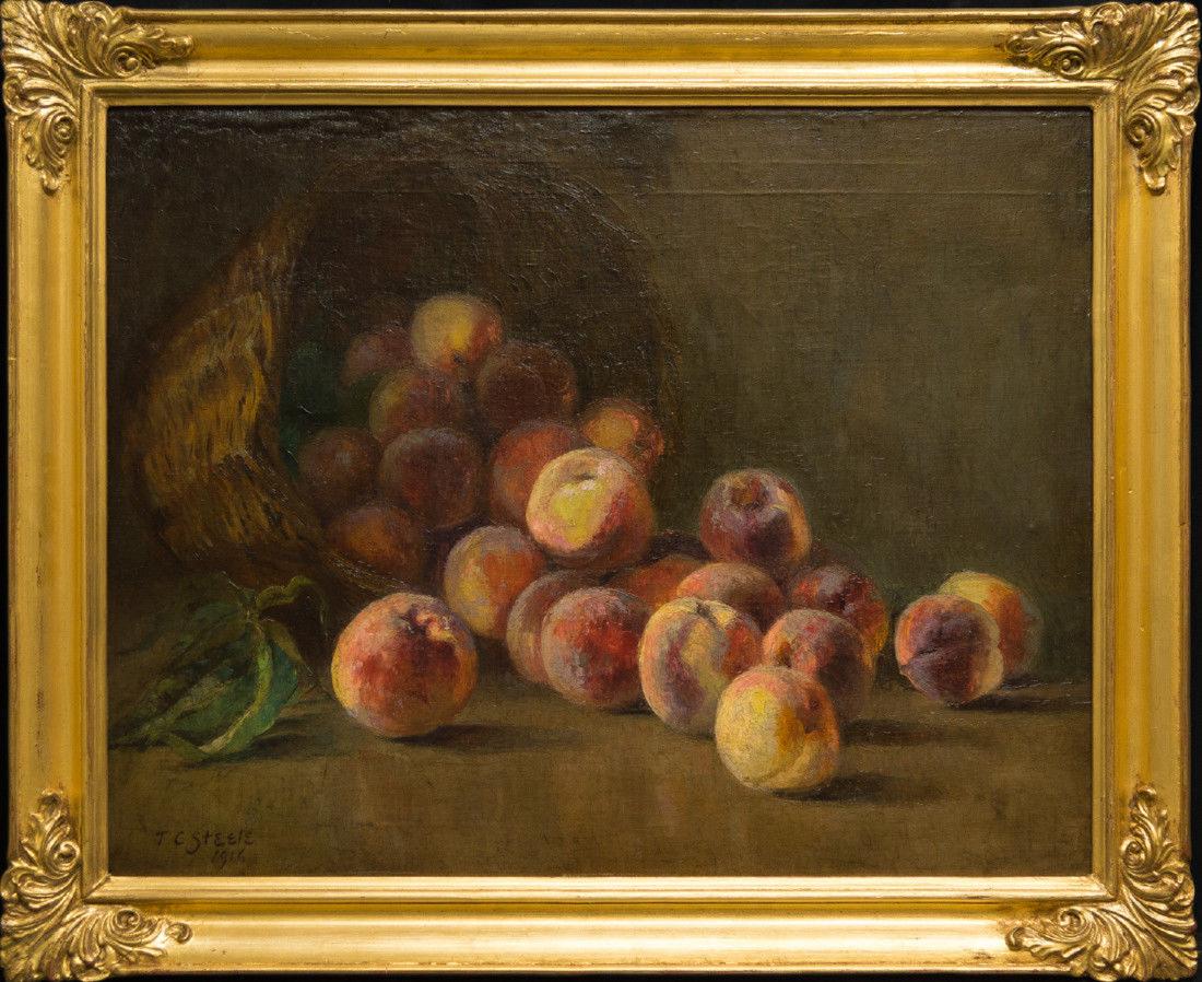 Theodore Clement Steele (1847 - 1926) Indiana,: Theodore Clement Steele (1847 - 1926) Indiana, California Artist Still Life Oil Theodore Clement Steele (1847 - 1926) Theodore Clement Steele was active/lived in Indiana, California. Theodore Steele i