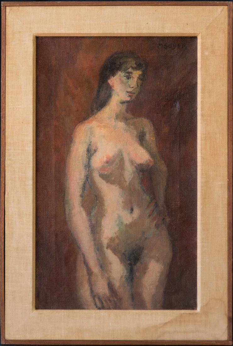 Moses Soyer (1899 - 1974) New York Listed Artist Nude: Moses Soyer (1899 - 1974) New York Listed Artist Nude Portrait Oil Painting Moses Soyer (1899 - 1974) Moses Soyer was active/lived in New York. Moses Soyer is known for figure-dancers, social realism.