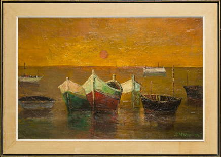 Raimonds Staprans (born 1926) California Listed Artist: Raimonds Staprans (born 1926) California Listed Artist Oil "Moored Boats" Raimonds Staprans (born 1926) Raimonds Staprans is active/lives in California. Raimonds Staprans is known for abstract