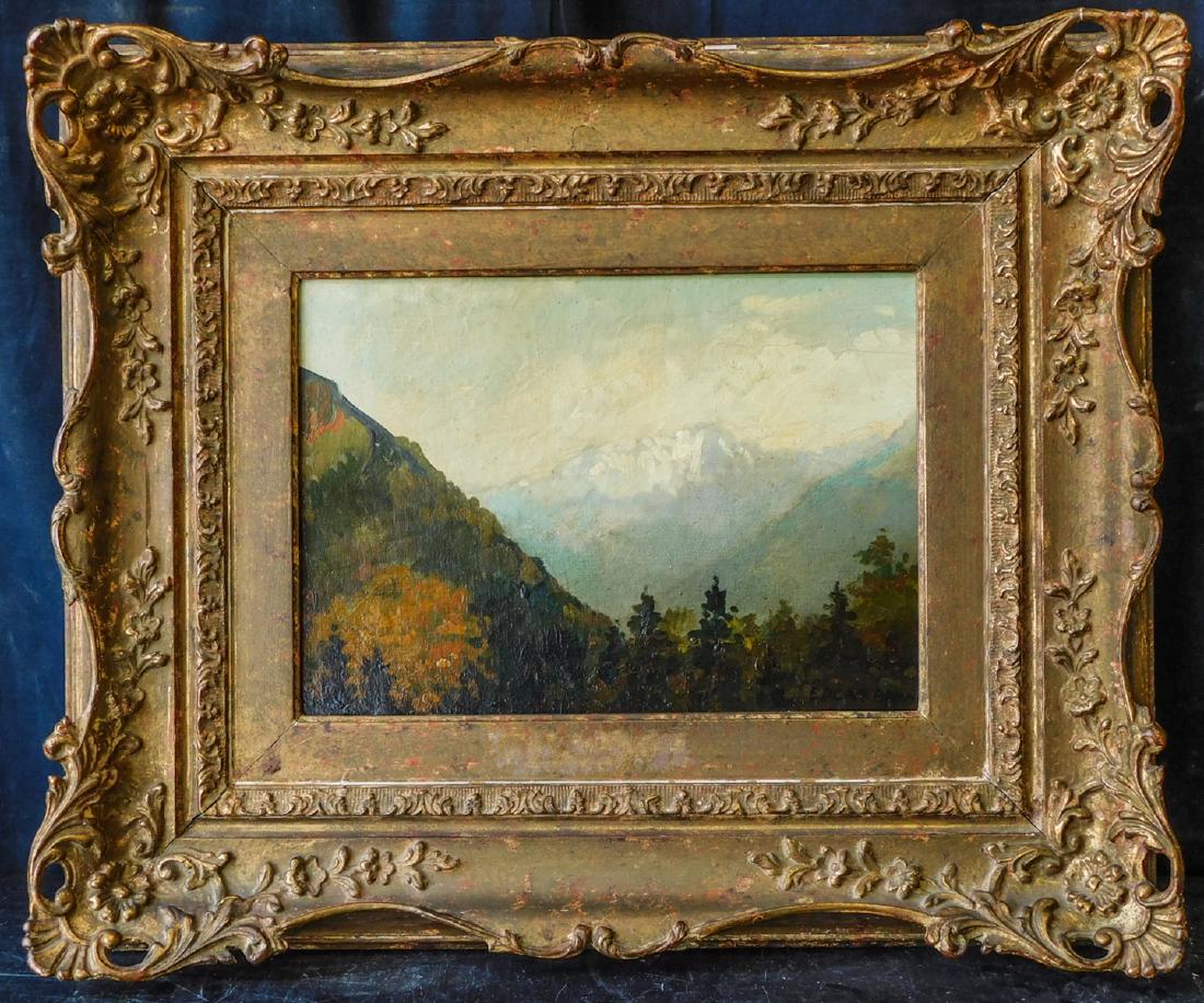Edgar Alwin Payne (California, Missouri 1883 - 1947): Edgar Alwin Payne (1883 - 1947) Edgar Alwin Payne was active/lived in California, Missouri. Edgar Payne is known for western landscape and waterscape painting. Item Overview Description: "Mountain Lan