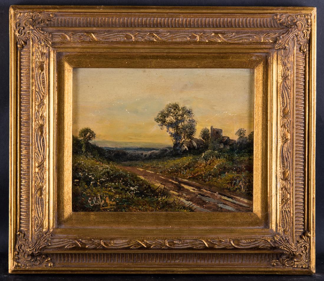 British Listed Artist Edwin Cole (born 1868) Oil (1 of 10)