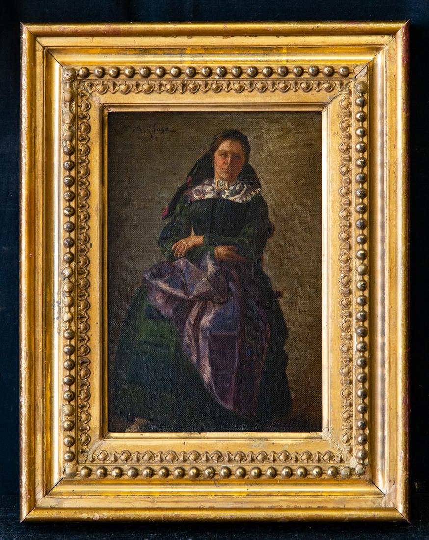 William Merritt Chase (1849 - 1916) NY/CA Artist Oil (1 of 10)