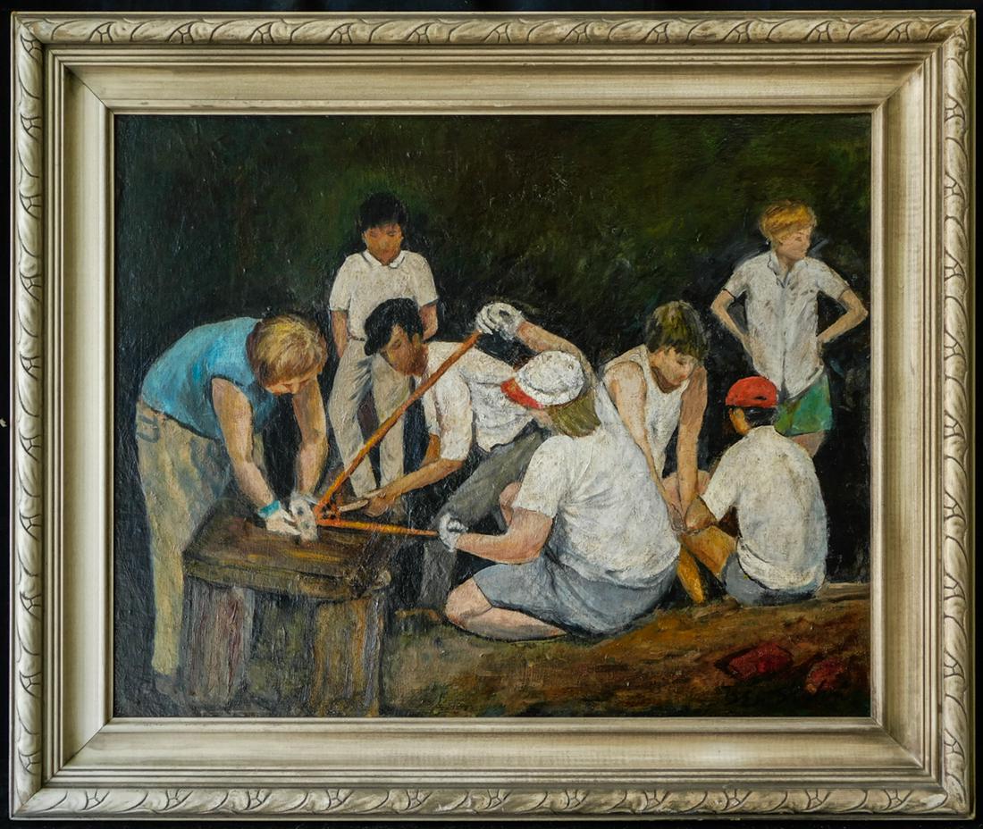 Ben Shahn(New York 1898-1969)Oil / Artist Board, (1 of 10)