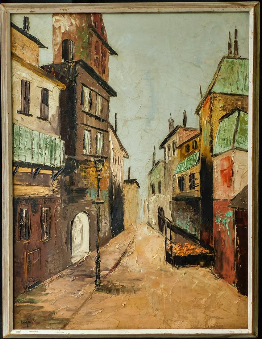 Takanori Oguiss (Japan 1901 - 1986) large Oil / Canvas. (1 of 13)