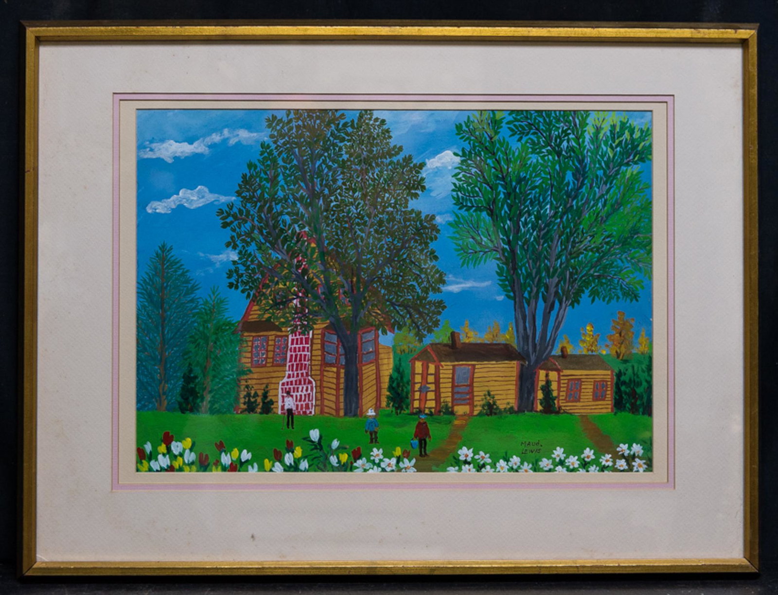 Maud Lewis  (1903 - 1970) Canadian Listed Artist Mixed (1 of 10)