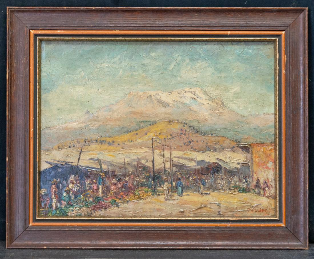 Bert Geer Phillips  (1868 - 1956) New Mexico Artist Oil (1 of 10)
