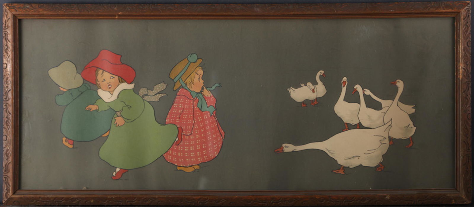 Antique decoration Print" Todder & Goose" (1 of 5)