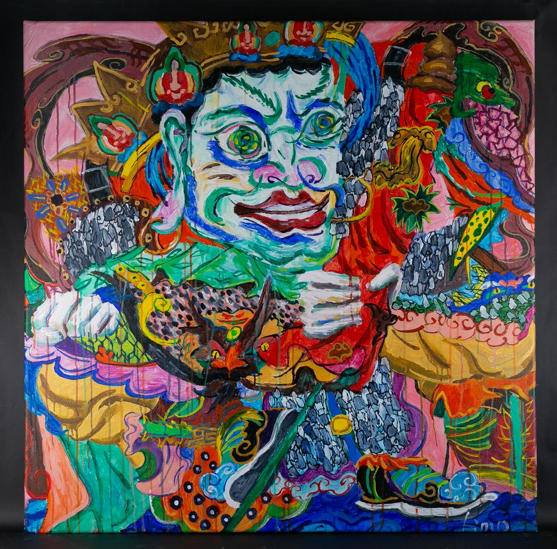 Fine Art Oriental Original Oil Painting By Artist Mo Li (1 of 6)