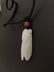 Qing Dynasty white jade cicada pendant - 4