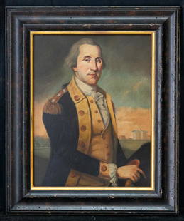 Early 20th Century American Oil Painting "Portrait Of: Early 20th Century American Oil Painting "Portrait Of Washington" Medium: oil on copper Size: 14" x 11" Frame Size: 18" x 15" Condition: Great, No Blemishes Style: Impressionist Circa: 1900-1949 