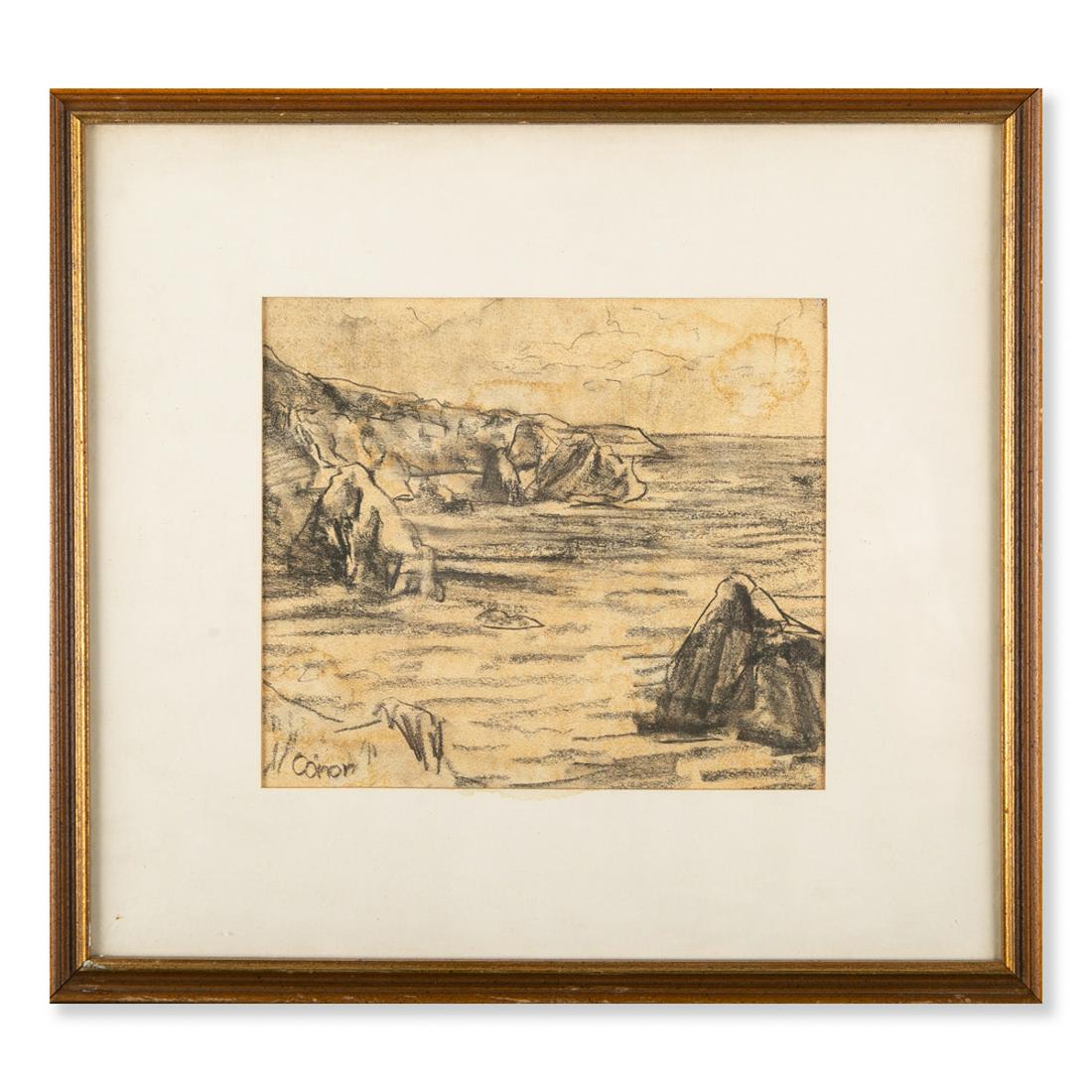 William Conor (1881-1968) Rocks on the Coast (1 of 8)