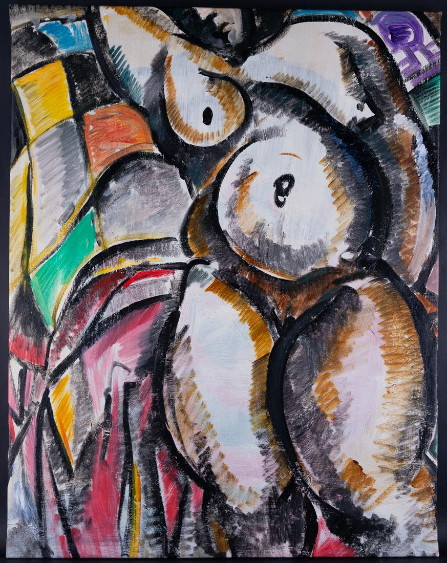 Abstract Original Oil Painting "Studio Series 14" (1 of 6)