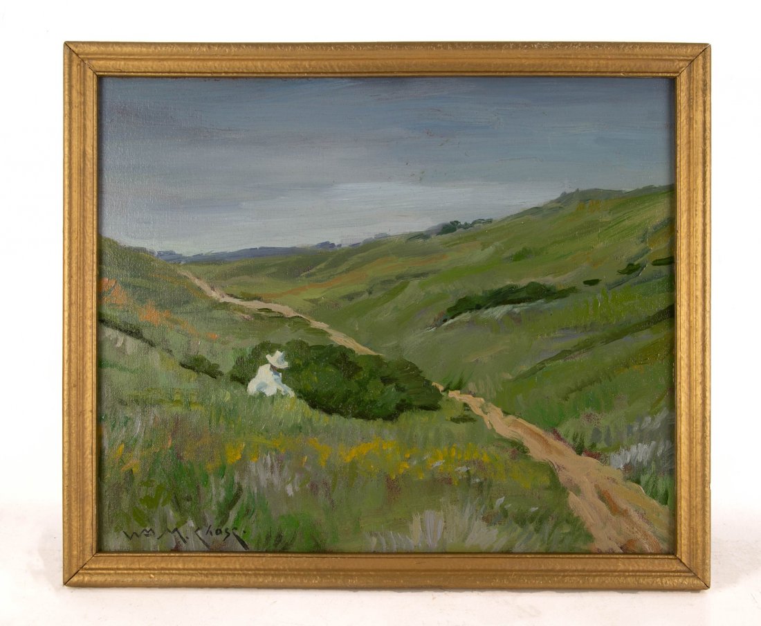 William Merritt Chase  (1849 - 1916) Spring Landscape (1 of 8)