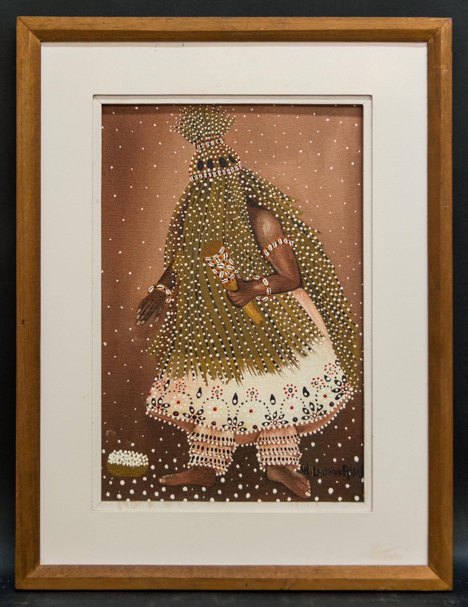 Dated 1984 Brazilizan Artist WIlson De Assis Original (1 of 10)