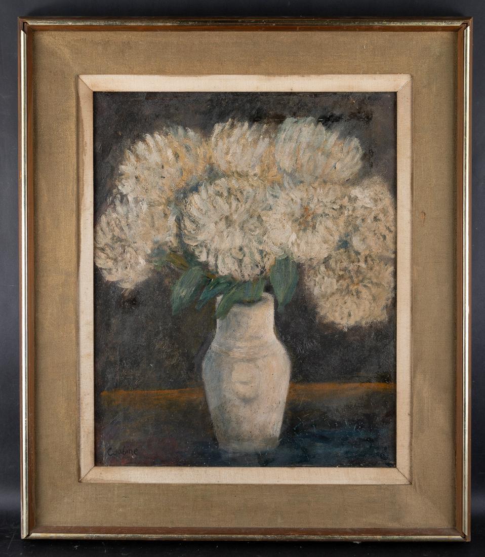 Still life (ATTB) by Otakar (Othon) Coubine: Title:Still life (ATTB) by Otakar (Othon) Coubine (1883 - 1969) Size: 16.5" x 20.5" Frame Size: 21" x 28" Condition: May have a Restoration There are two very small damages( On the edge of the middle)