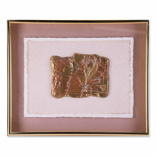 Abstract Metal Relief Sculpture "Time To Reflect" L/E Jan 23, 2021 Time Auction in NY