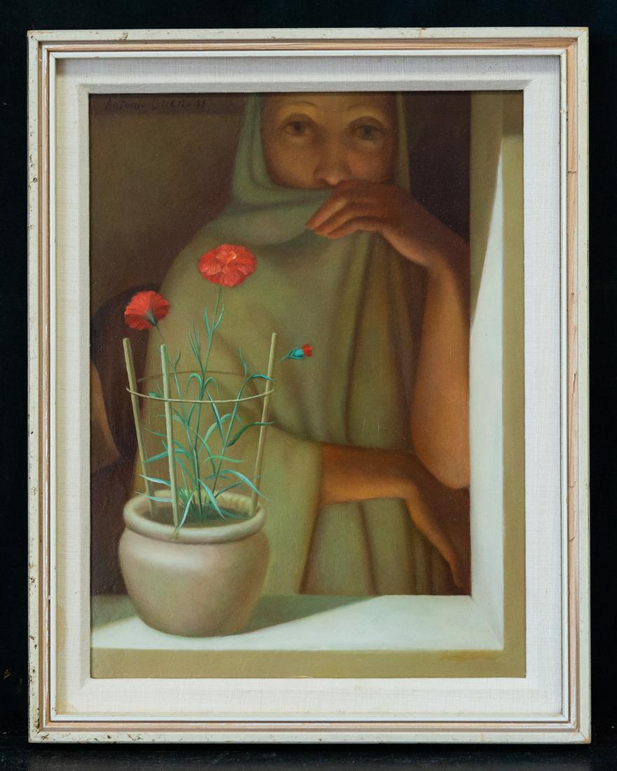 Antonio Bueno (1918 - 1984) German/Italy Artist Oil (1 of 10)