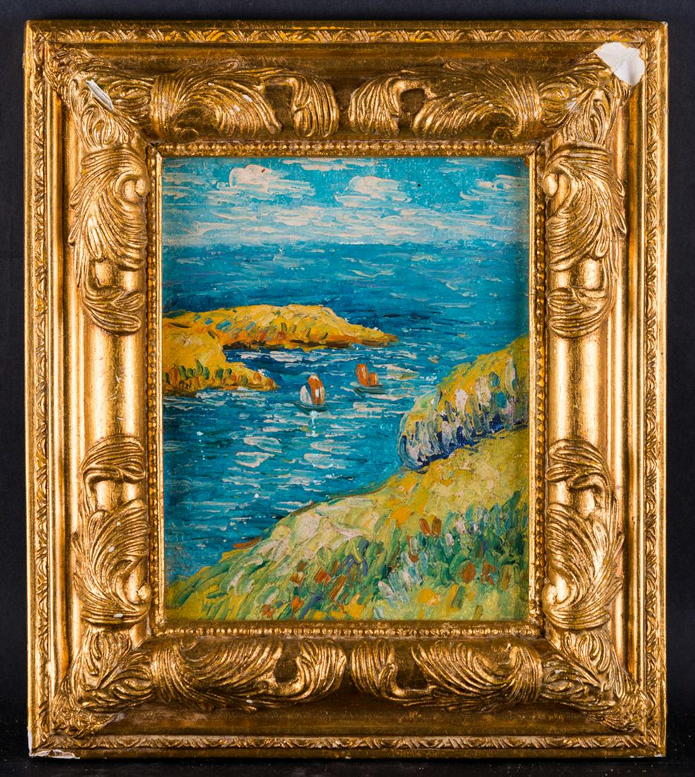 Small Vintage Impressionist Original Oil Painitng (1 of 10)