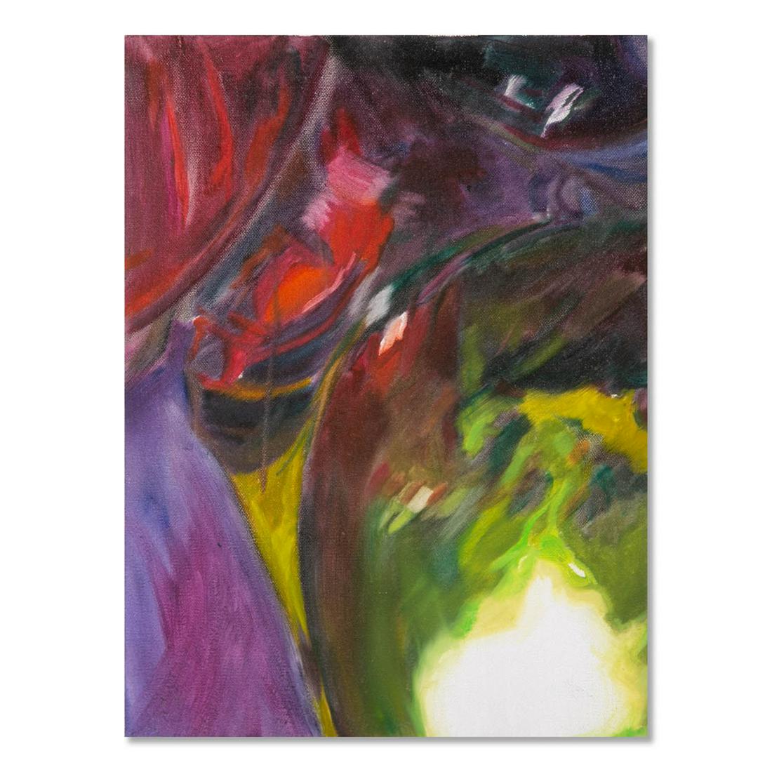 Abstract Original Oil On Canvas "Rainbow " (1 of 10)