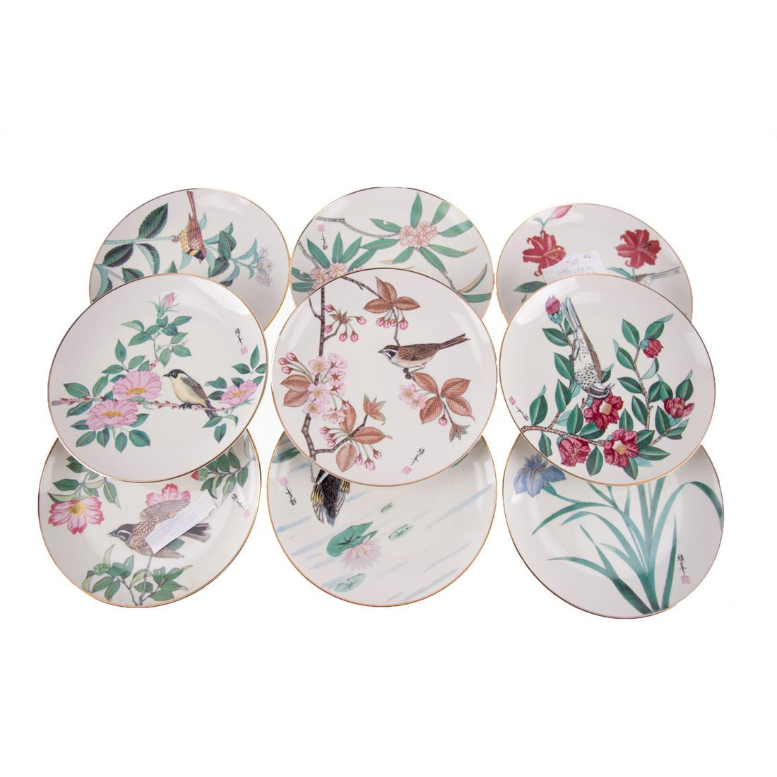 Set Of 9 Satsuma Plates (1 of 12)