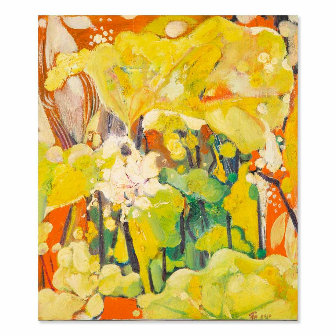 Abstract Original Oil On Canvas "Untitled" (1 of 10)