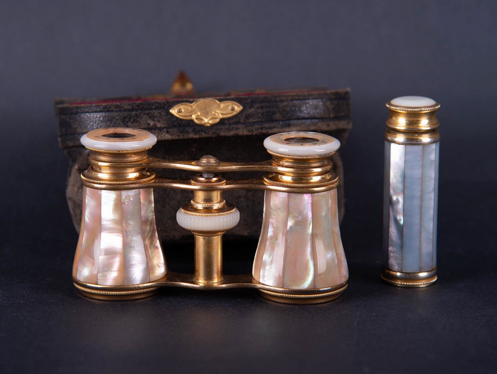 Mother Of Pearl And Brass Ladies Binocular (1 of 10)