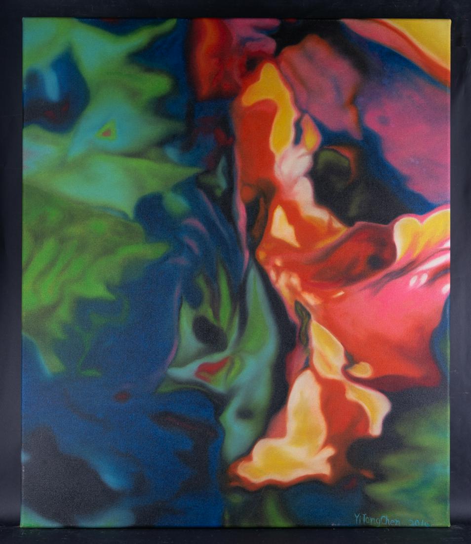 Large Abstract Original Oil Painting "Untitled 38" (1 of 6)