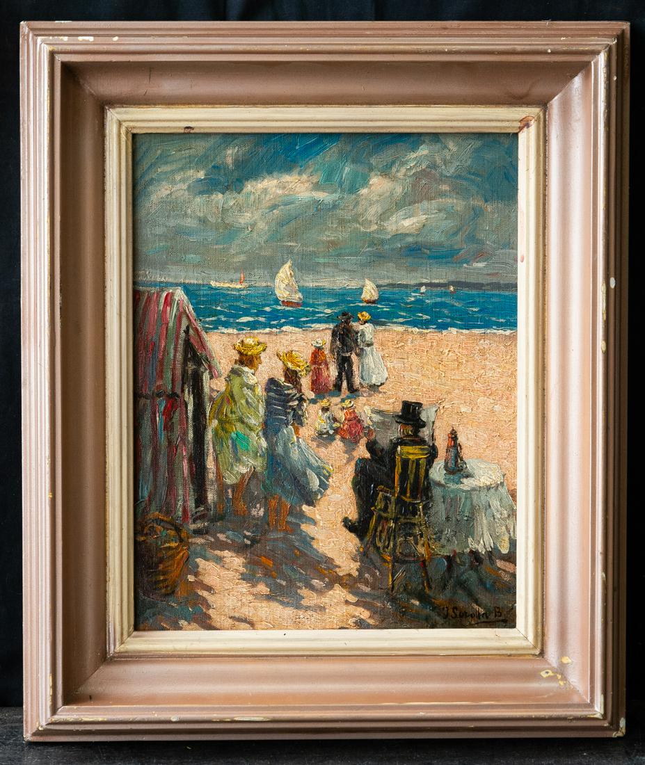 Joaquin Sorolla Y Bastida (1863 - 1923) NY Artist Oil (1 of 10)