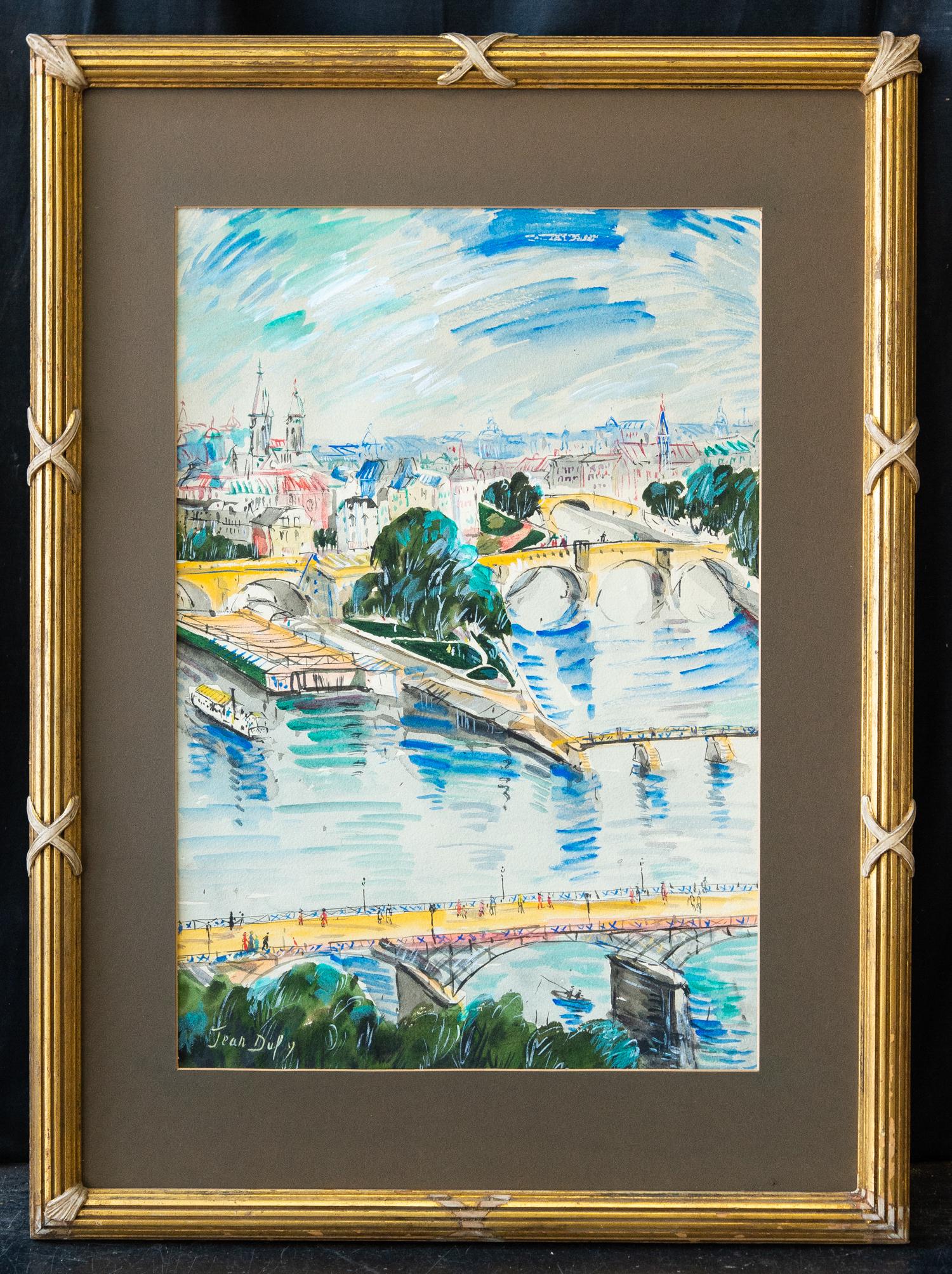 Jean Dufy (1888 - 1964) French Artist Watercolor (1 of 10)