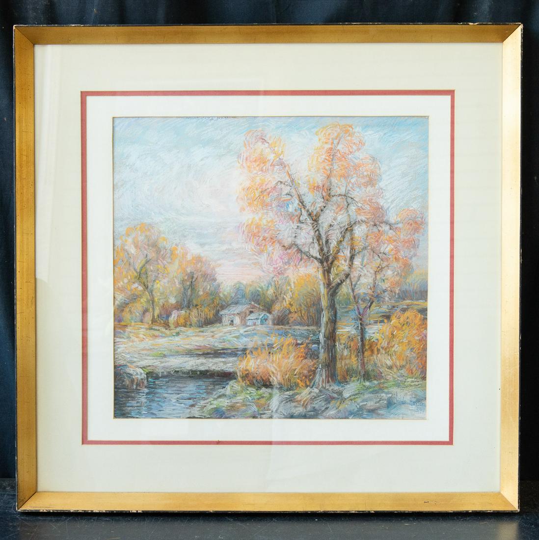 Childe (Frederick) Hassam (1859 - 1935) Pastel (1 of 10)